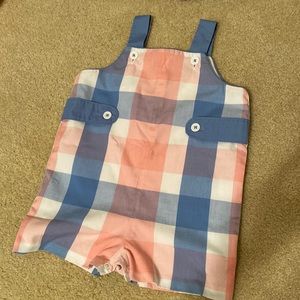 Tbbc Teddy's Tab Jon Jon - Charming Charleston Plaid
 18/24m